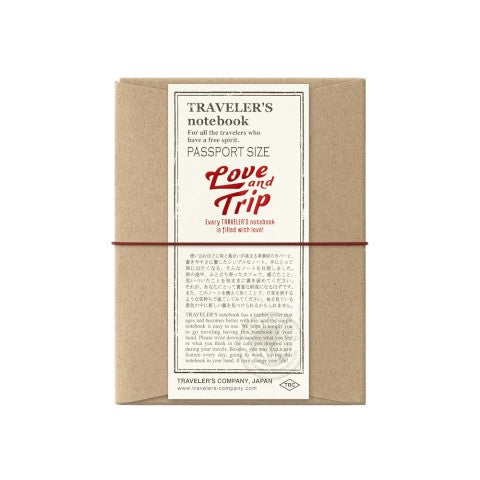 TRAVELER'S notebook Limited Edition LOVE AND TRIP Passport Red
