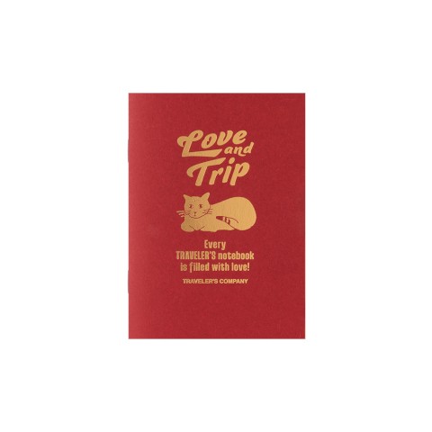 TRAVELER'S notebook Limited Edition LOVE AND TRIP Passport Refill