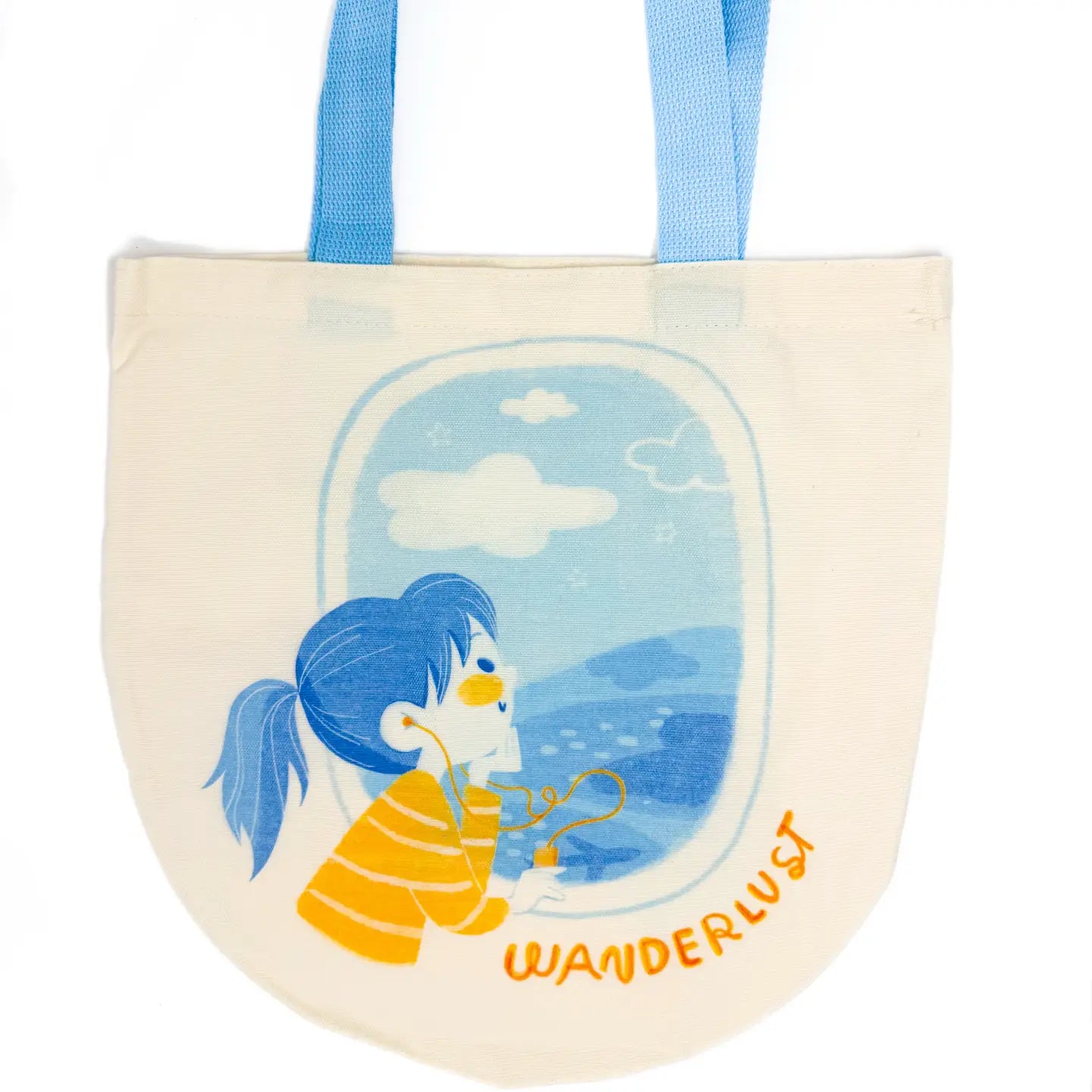 Le Petit Elefant Cotton Tote - Wanderlust