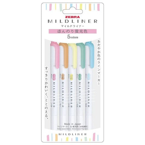 Zebra Mildliner Double Sided  Highlighter - Fluorescent