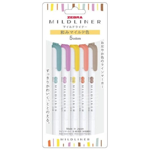 Zebra Mildliner Double Sided  Highlighter - Warm