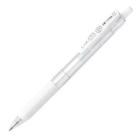 Zebra Sarasa Clip 0.5mm Gel Pen - Milky White