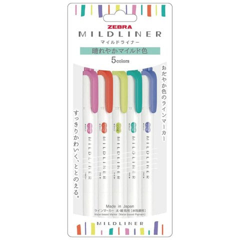 Zebra Mildliner Double Sided  Highlighter - Bright