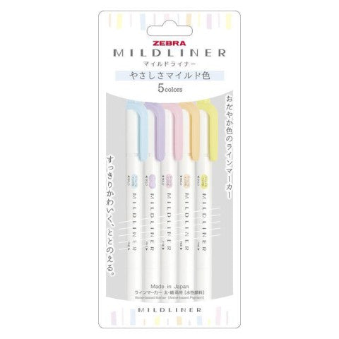 Zebra Mildliner Double Sided  Highlighter - Gentle