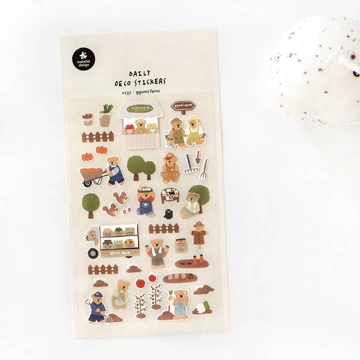 Suatelier Ggumi Farm Stickers