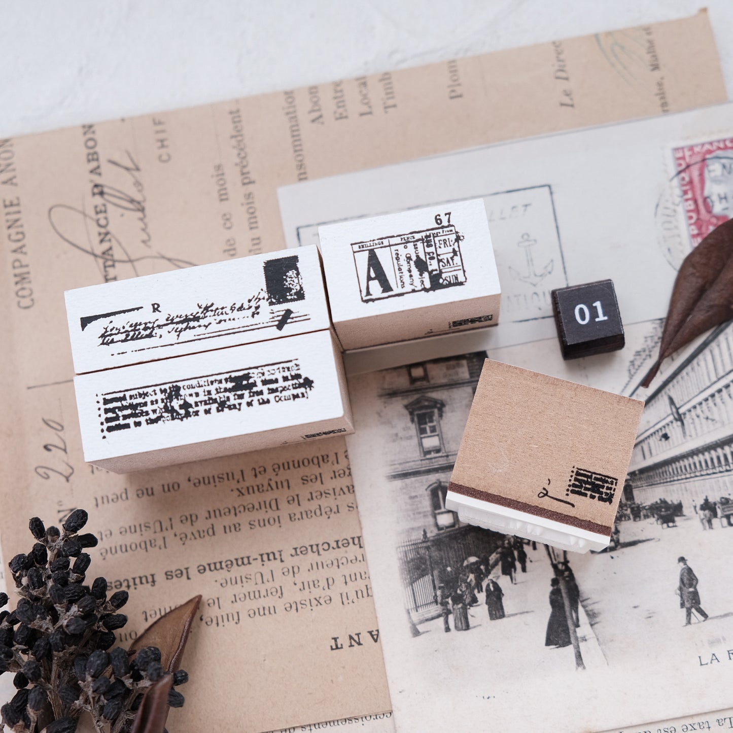 Stationery Instinct Rubber Stamp Sets - Frame