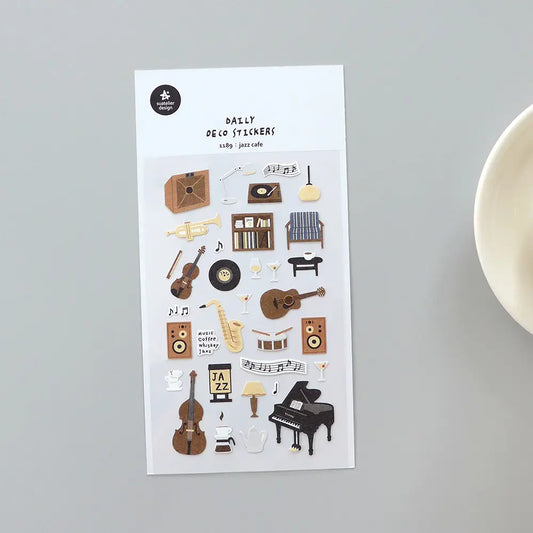 Suatelier Jazz Cafe Stickers