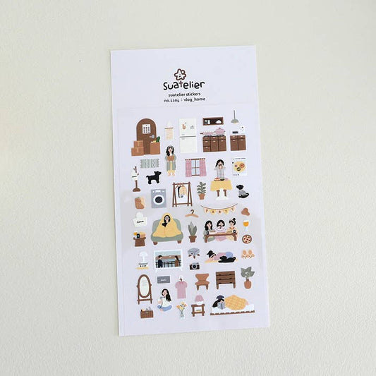 Suatelier Vlog Home Stickers