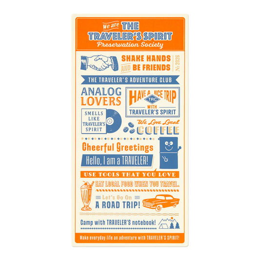 PRE-ORDER TRAVELER'S notebook Plastic Sheet 2026 - Regular Size