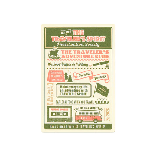 PRE-ORDER TRAVELER'S notebook Plastic Sheet 2026 - Passport Size