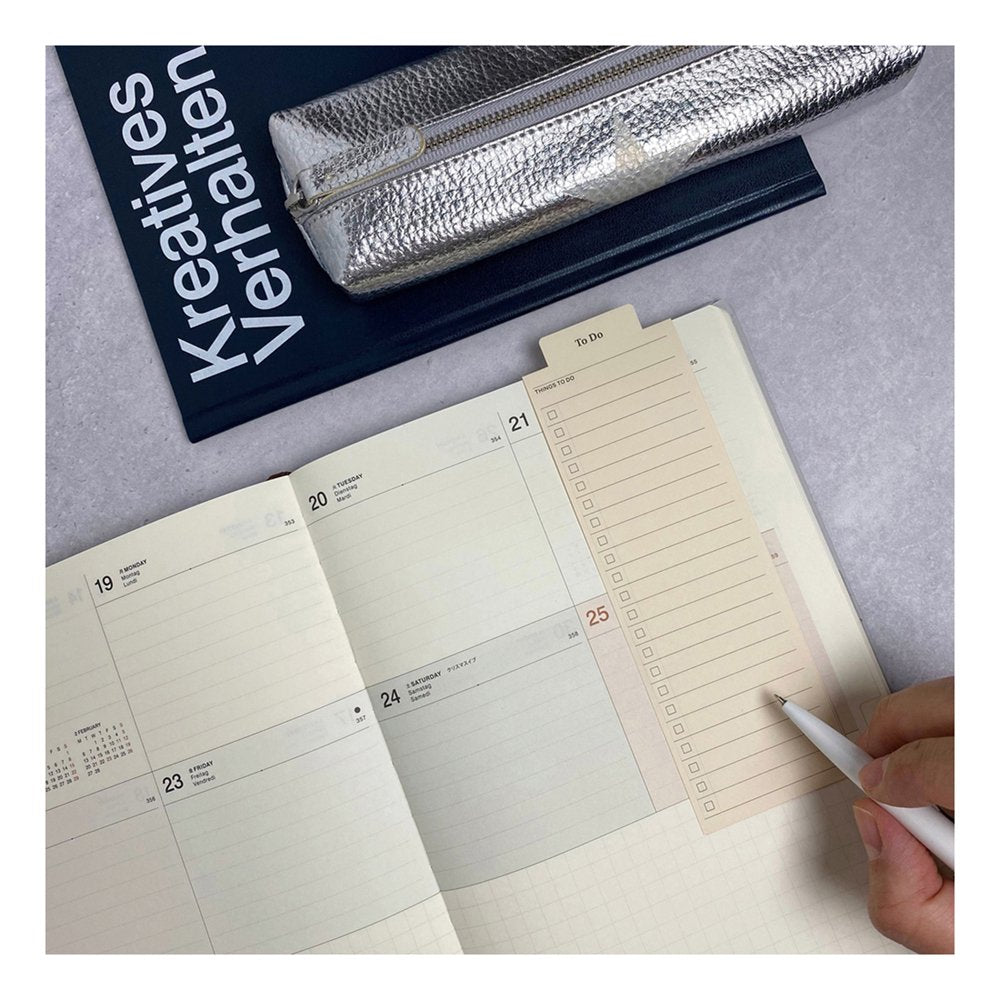 Laconic Style Bookmarker - Weekly