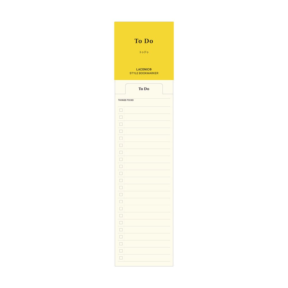 Laconic Style Bookmarker - To Do