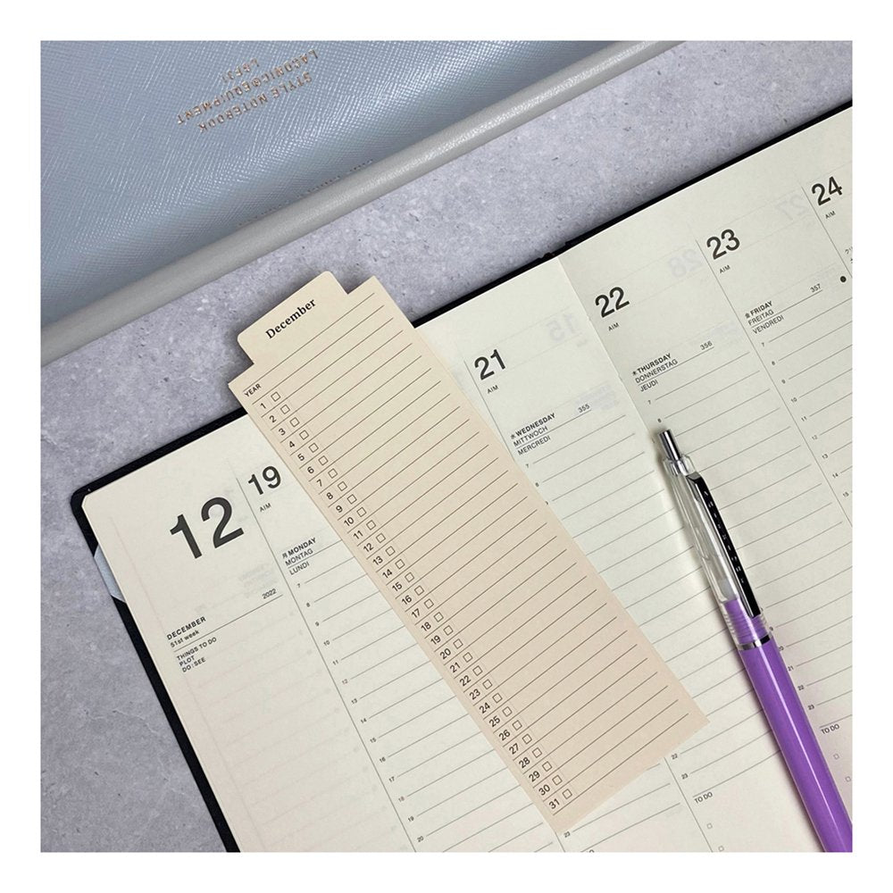 Laconic Style Bookmarker - Planning/Memo