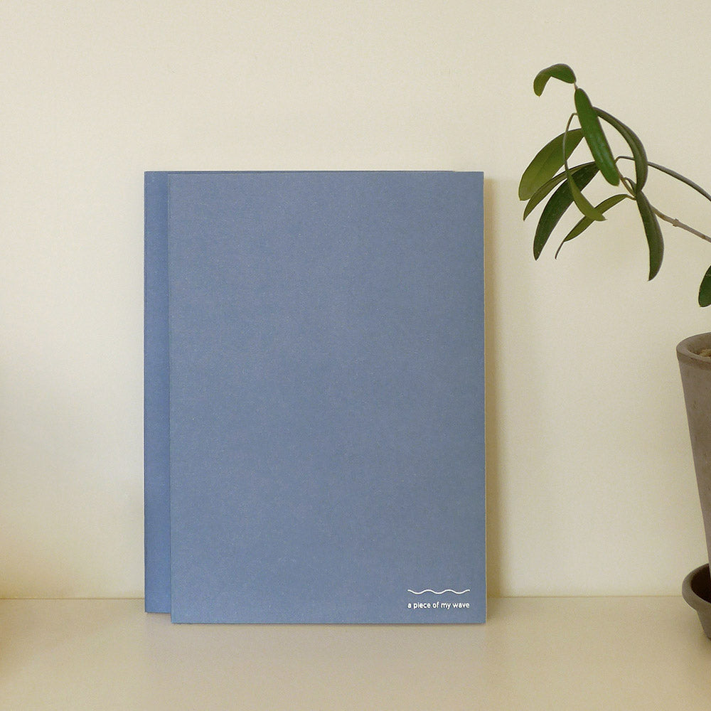 Suatelier Undated Planner - Wave Diary Blue
