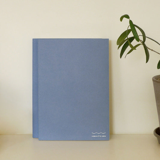 Suatelier Undated Planner - Wave Diary Blue