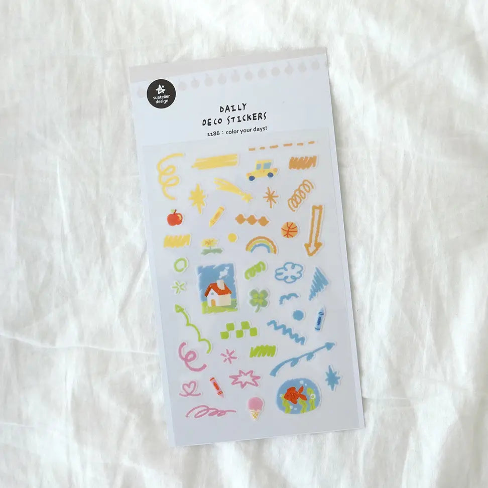 Suatelier Color Your Days! Stickers