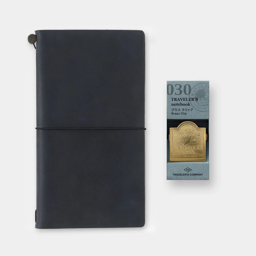 TRAVELER'S notebook 030 Brass Clip - Airplane