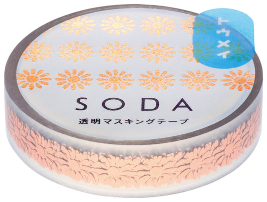 King Jim Hitotoki Soda Transparent Masking Tape - Margaret