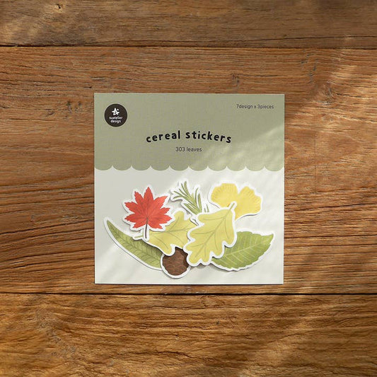 Suatelier Cereal Stickers - Leaves