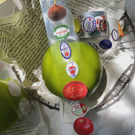Mr. Eggplants PET Tape - Fruit Labels