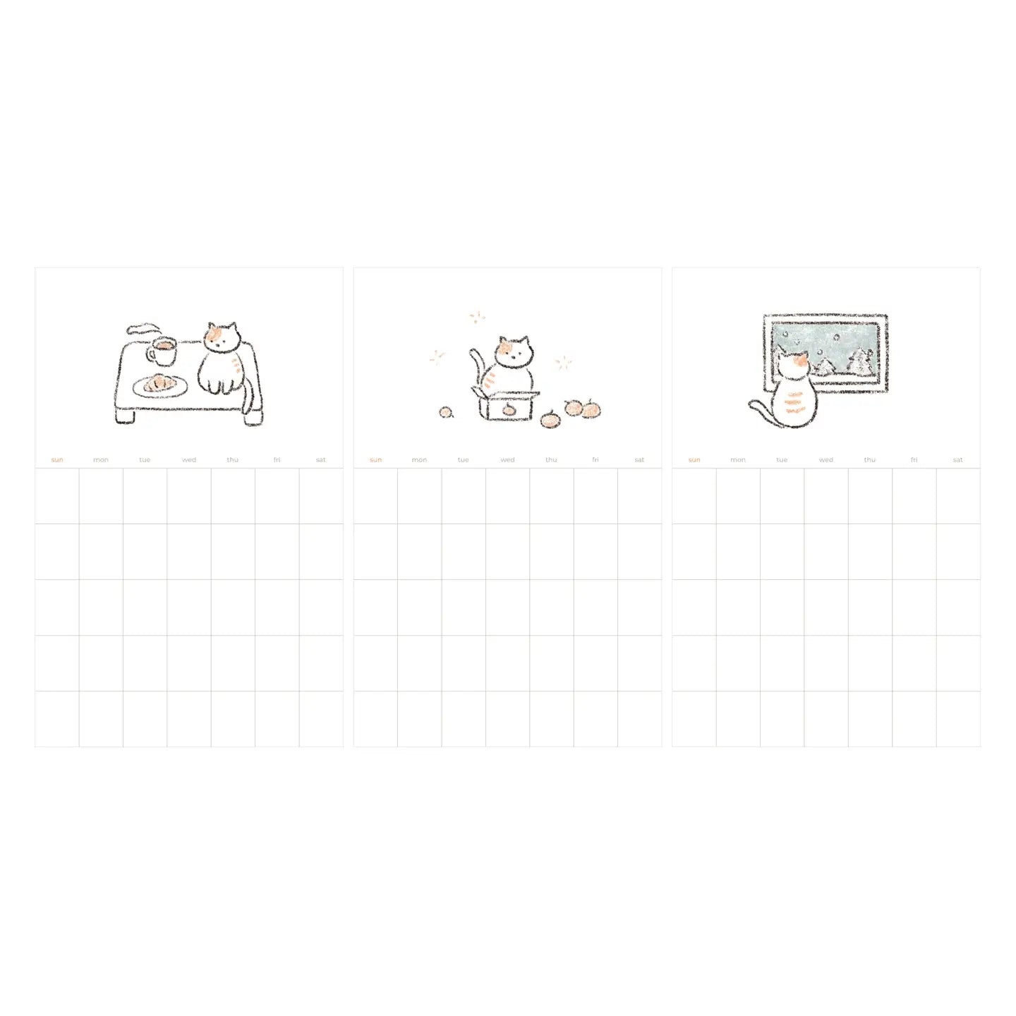 Suatelier Undated Monthly Plan Stickers 4