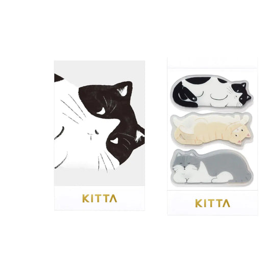 King Jim Kitta Portable Clear PET Tape - Die Cut Cats