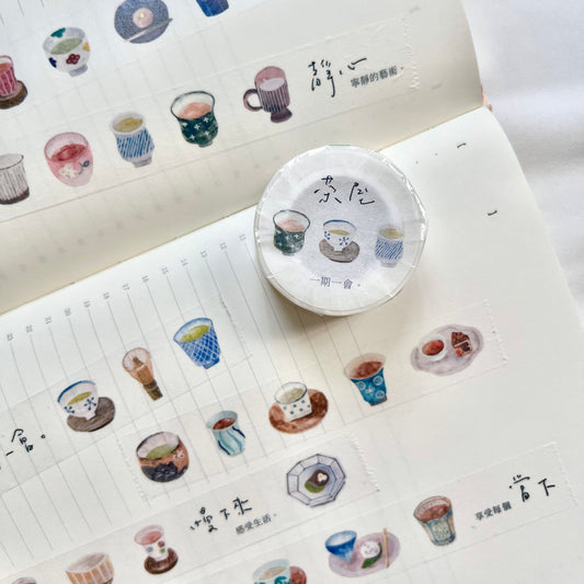 Pion Washi Tape - Tea House