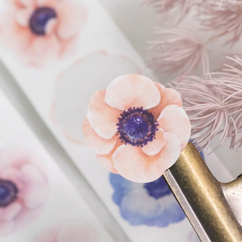 Loi Design Washi Tape - Kiss Cut Anemone