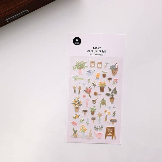 Suatelier Flower Cafe Stickers