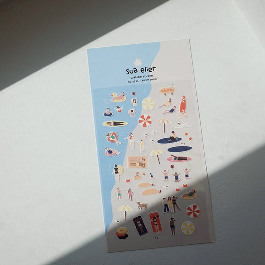 Suatelier Swim Swim Stickers