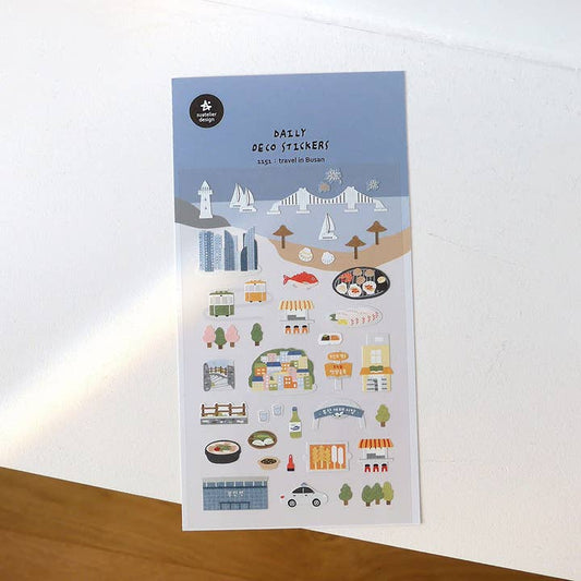 Suatelier Travel in Busan Stickers