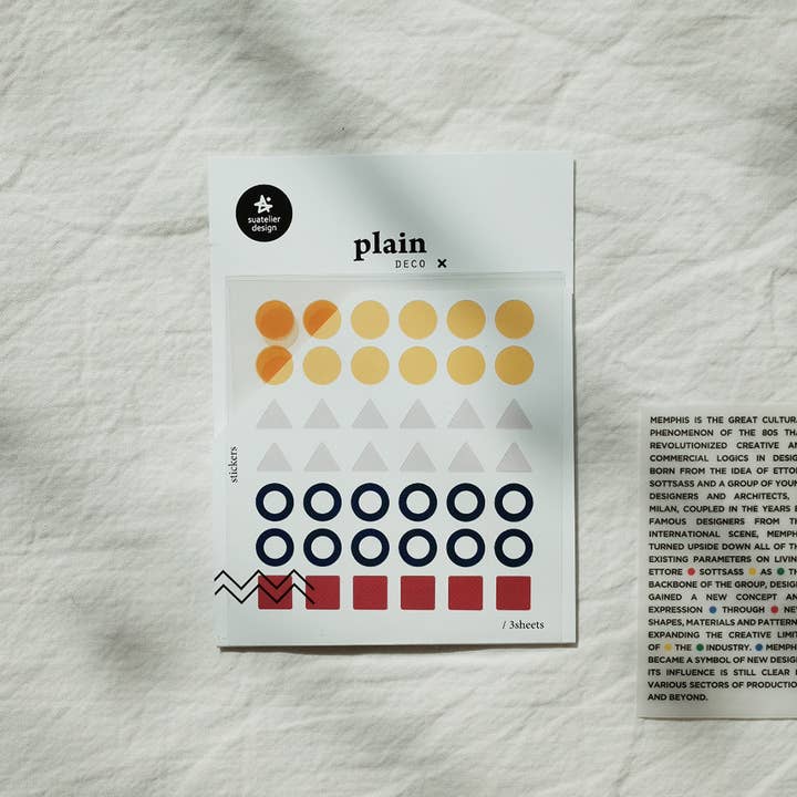 Suatelier Plain 22 Stickers