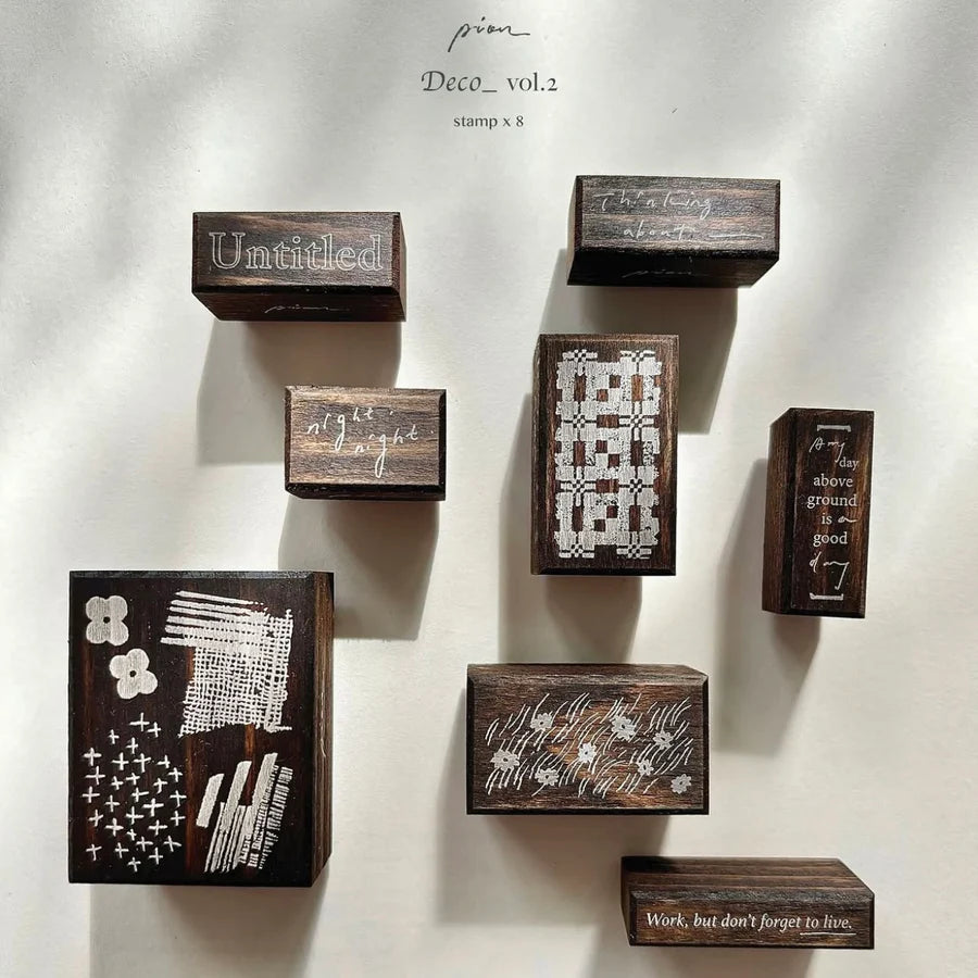 Pion Deco Vol. 2 Rubber Stamps