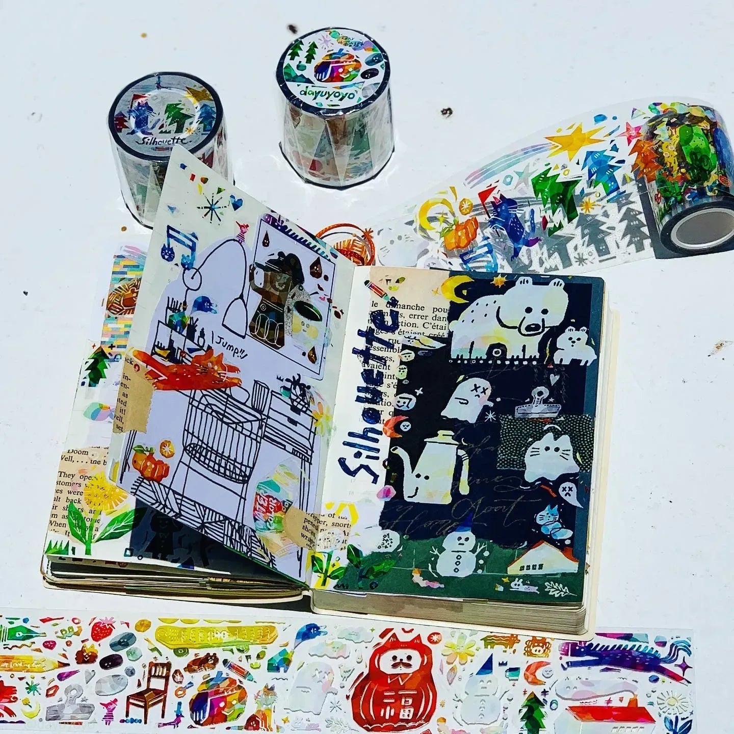 Dayuyoyo PET Tape - Silhouette Fragments