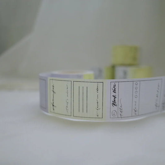 Mr. Eggplants Sticky Notes Tape - Blank Note