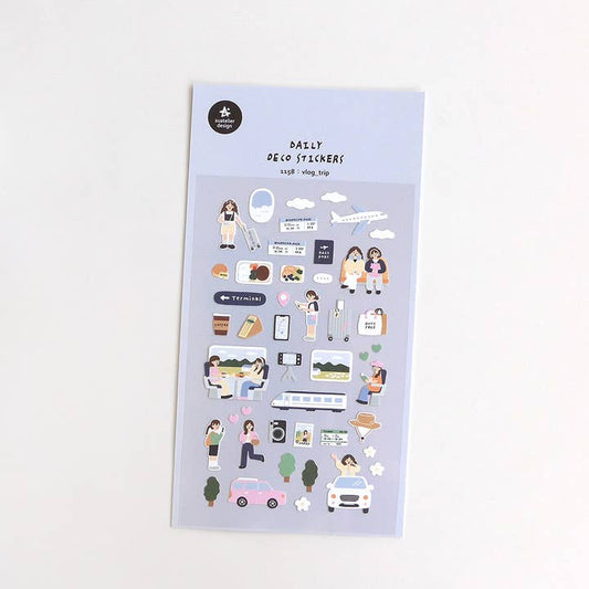 Suatelier Vlog Trip Stickers