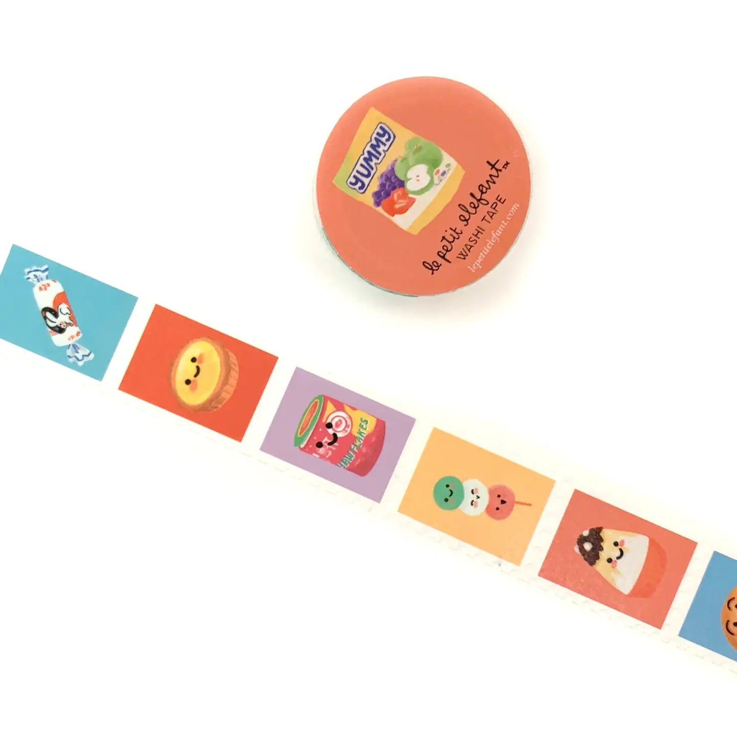 Le Petit Elefant Washi Tape - Asian Desserts Stamps
