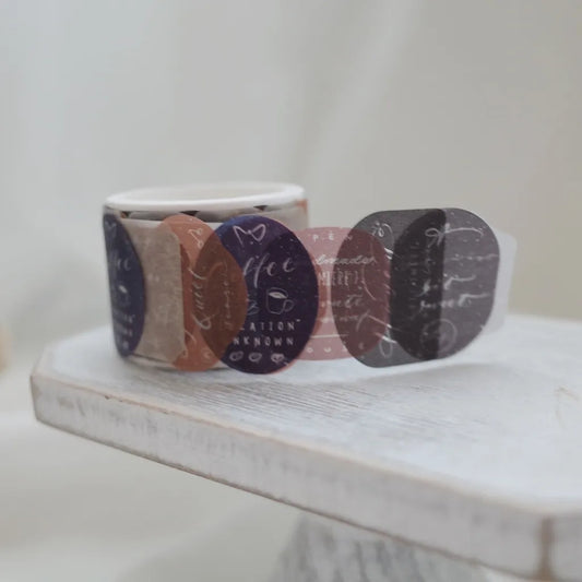 Mr. Eggplants Private Journal Washi Sticker Roll