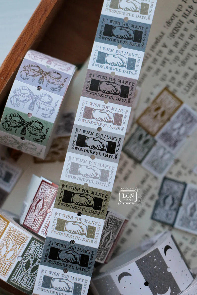 LCN Design Studio Label Stickers - I Wish You Many Wonderful Days
