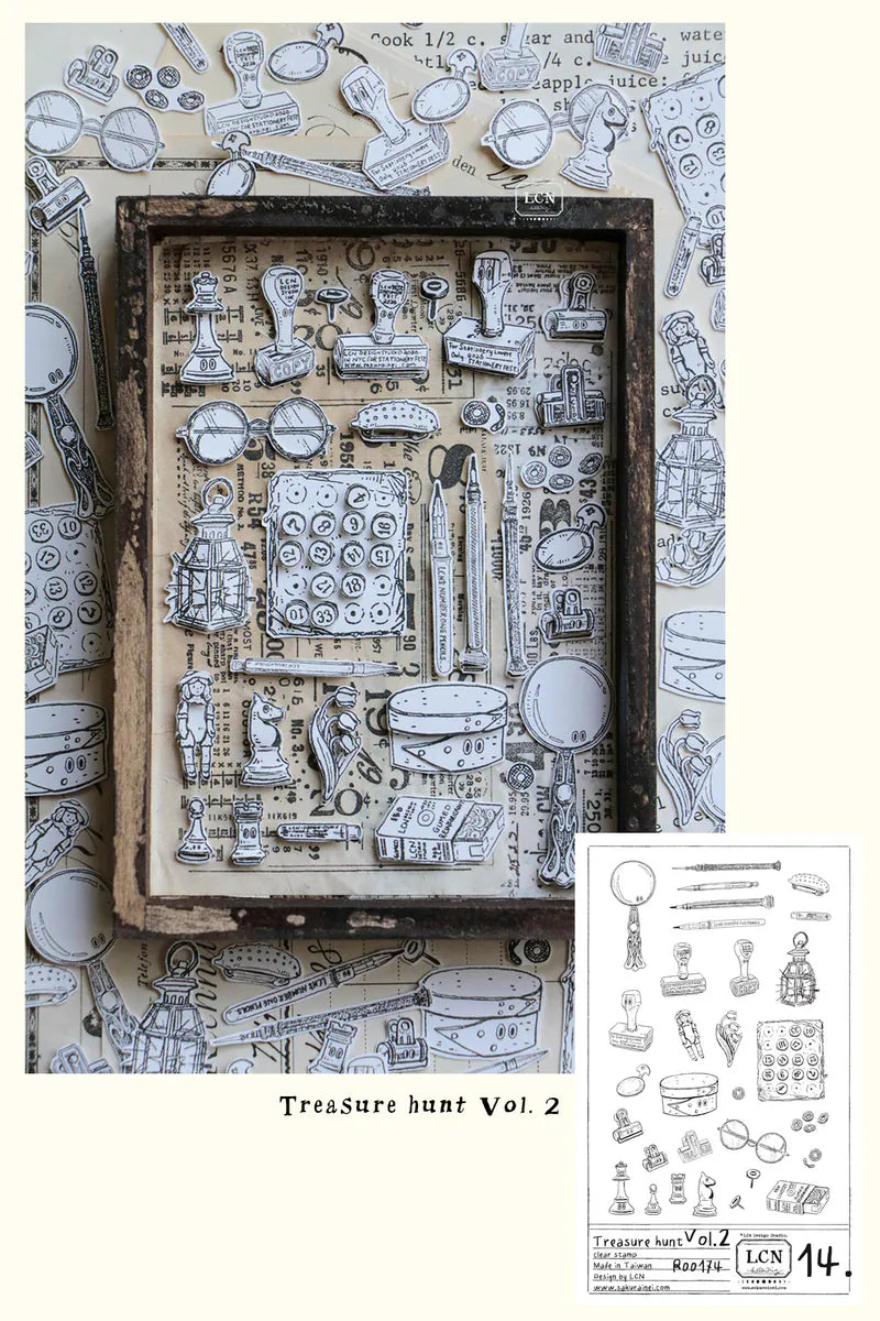 LCN Design Studio Clear Stamp Set - Treasure Haul Volume 2