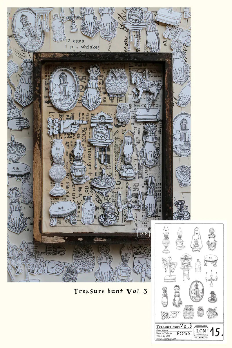 LCN Design Studio Clear Stamp Set - Treasure Haul Volume 3