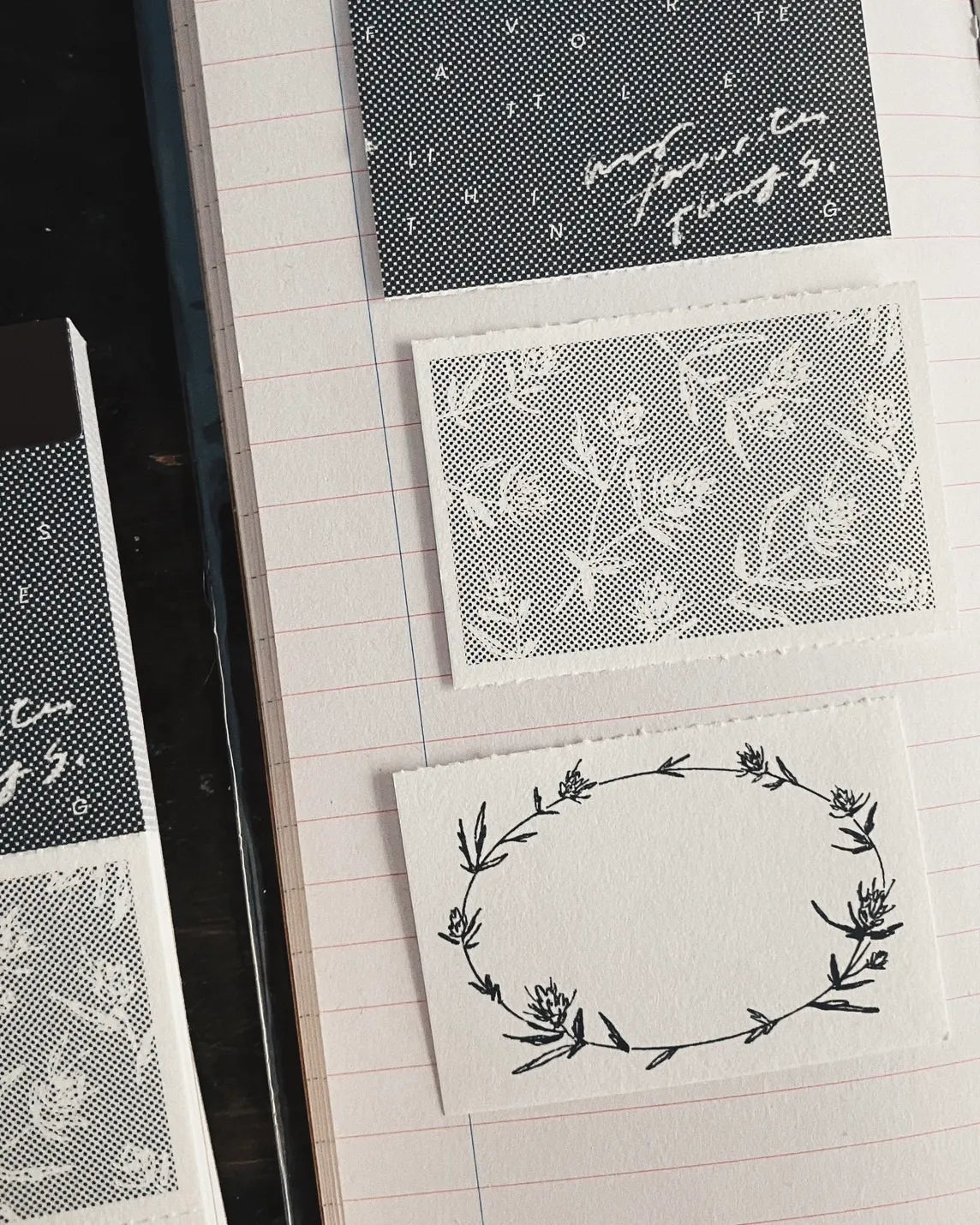 Somesortof.fern Label Book - Dots and Wreath