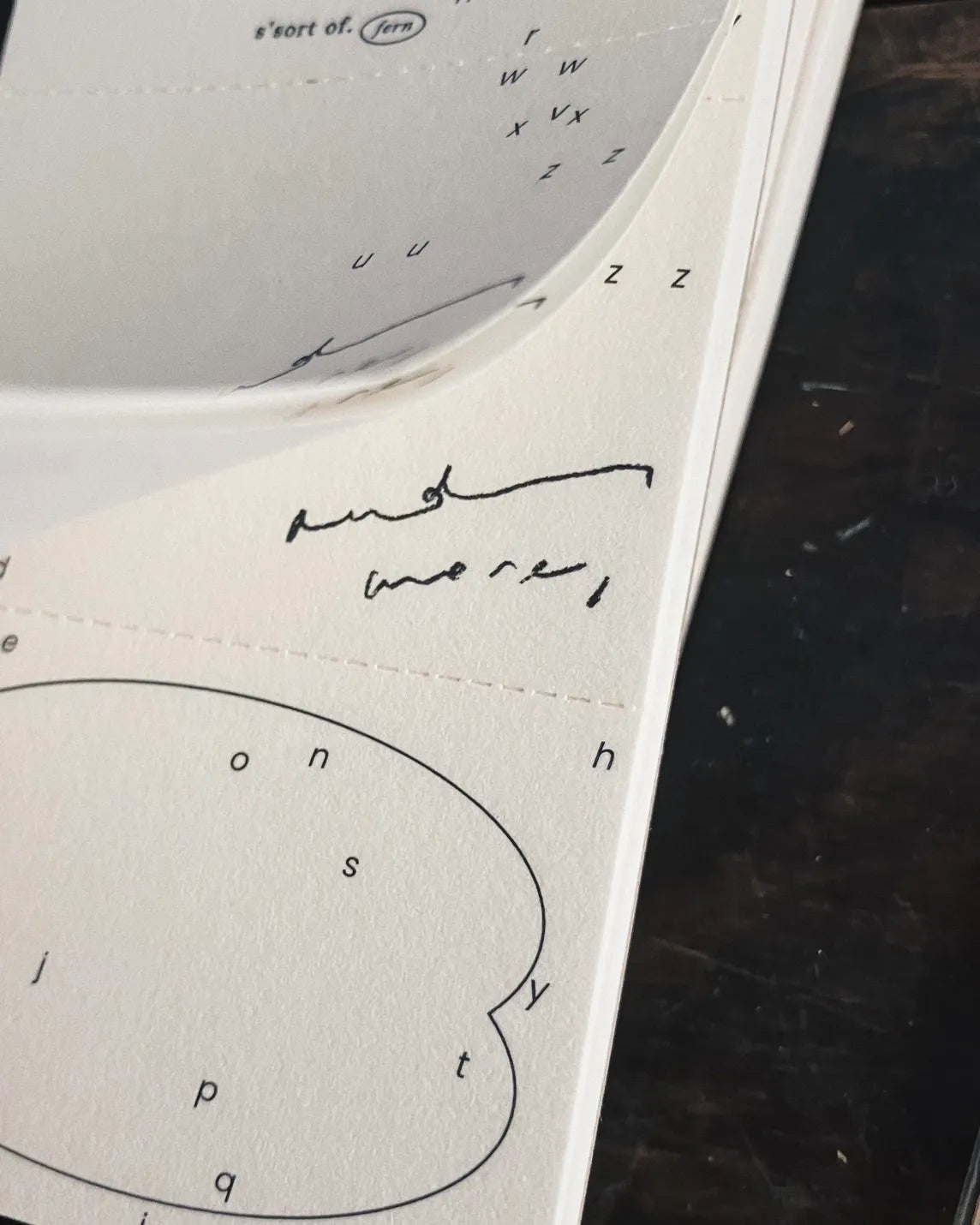 Somesortof.fern Label Book - Alphabets