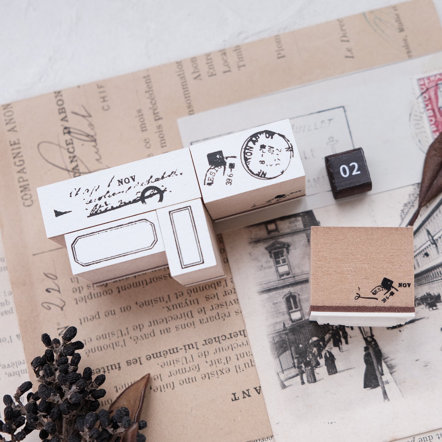 Stationery Instinct Rubber Stamp Sets - Frame