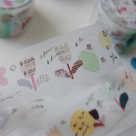 Mr. Eggplants PET Tape - Sugary Flowers