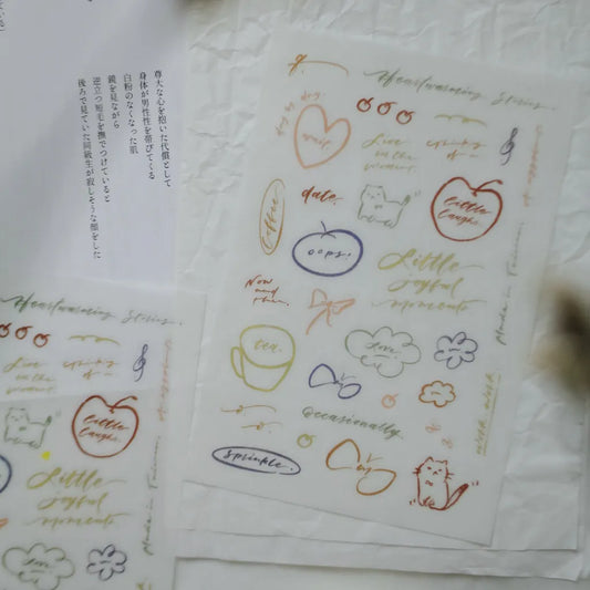 Mr. Eggplants Transfer Sticker - Little Joyful Moments