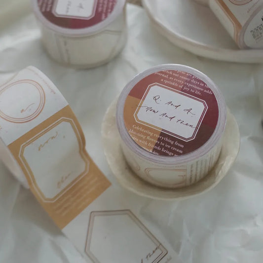 Mr. Eggplants Sticky Notes Tape - Now and Then
