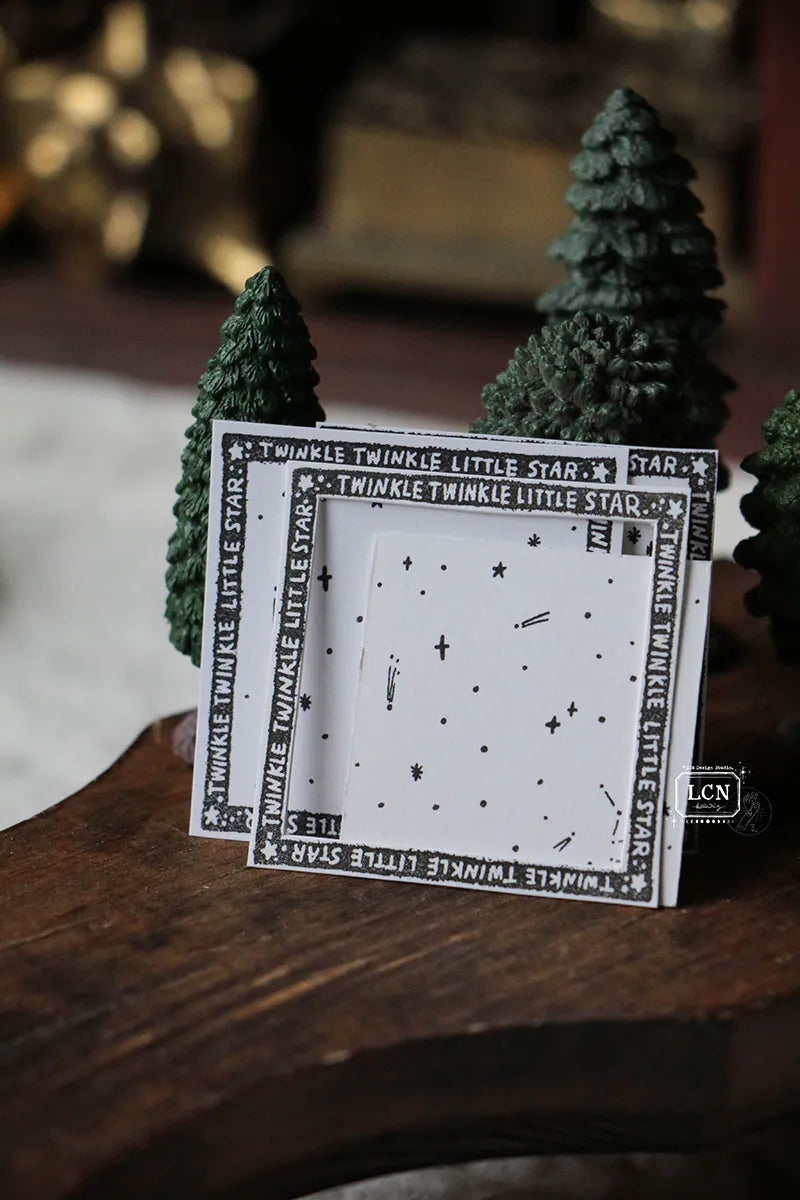 LCN Design Studio Rubber Stamp - Twinkle Stars
