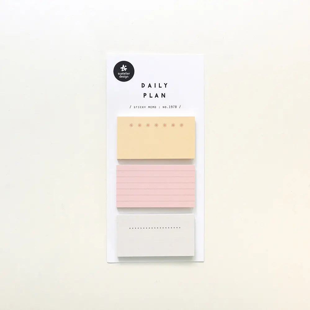 Suatelier Daily Plan 64 Sticky Memo