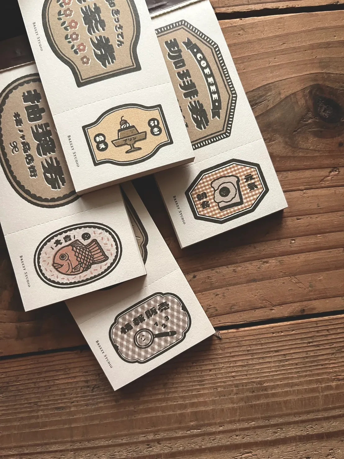 Breezy Studio Letter Paper Pads - Tickets